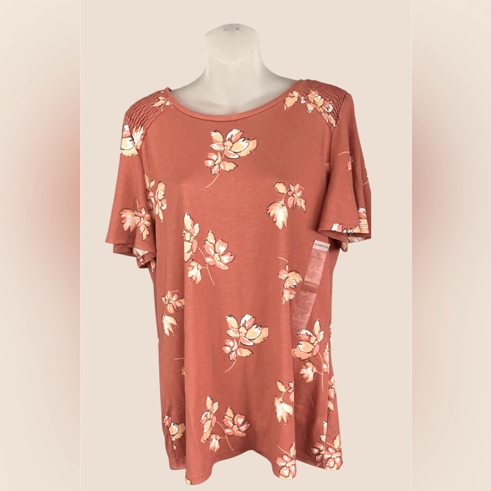LIZ CLAIBORNE FLORAL TOP